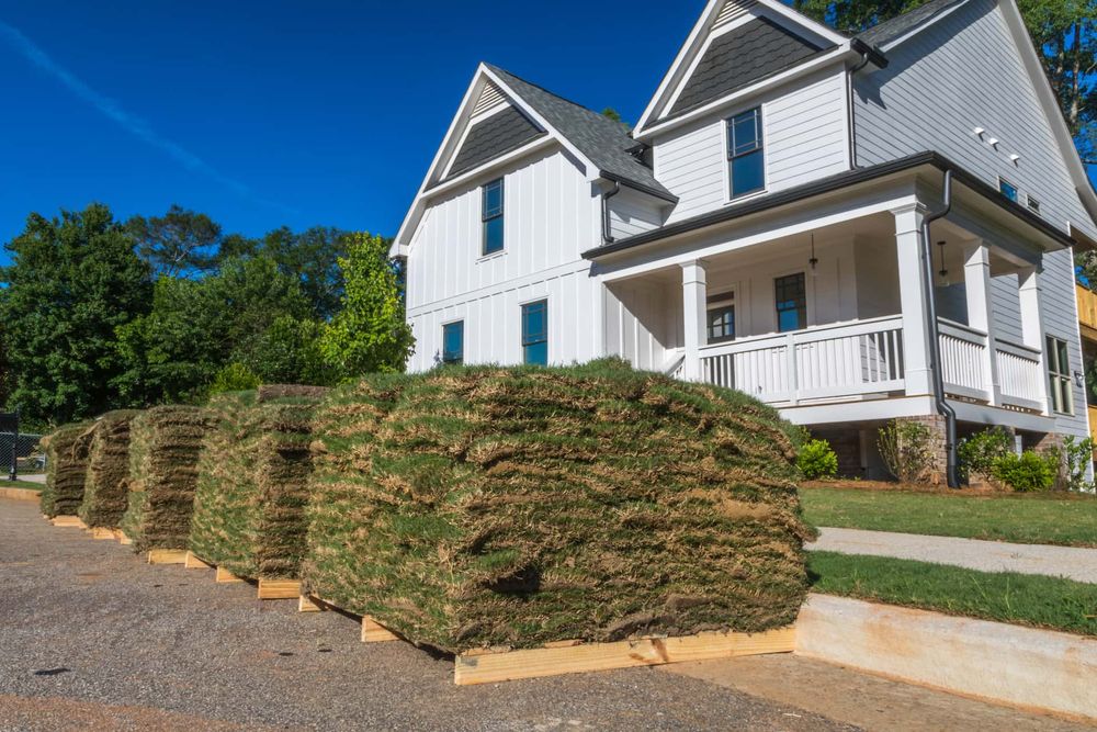 Nothing makes for a better yard than new sod to restart the fresh green look of a property. We offer partial yard and full yard sod layouts. for Man's Asap Landscaping and Handyman Services LLC in Lagrange, GA