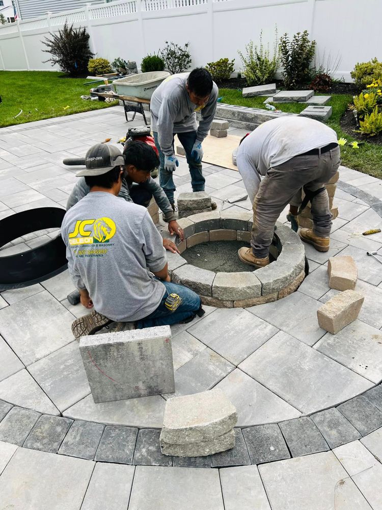 JC Deleon landscaping Irrigation & Masonry team in Saugus, MA - people or person