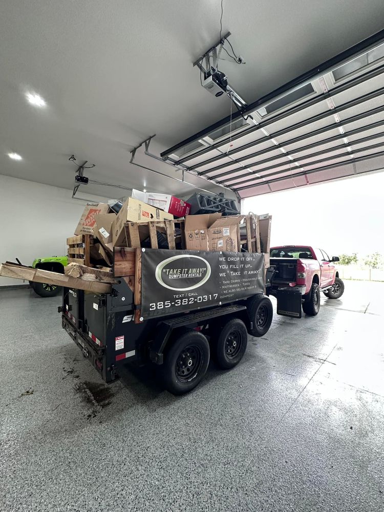 Our Cleanouts service efficiently clears unwanted clutter from your home, providing a stress-free and thorough removal of furniture, appliances, and miscellaneous items to reclaim your space quickly and responsibly. for Take It Away Dumpster Rentals in Roy, UT