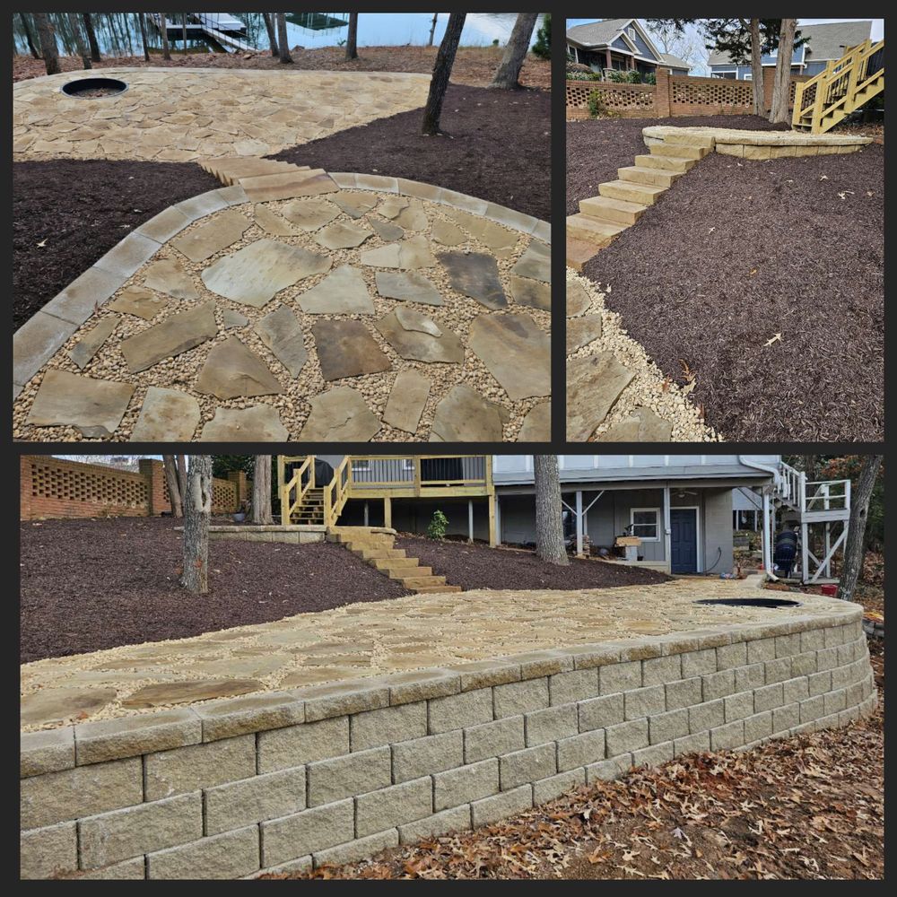 Grading for D&D Unlimited Landscaping in Hartwell, GA