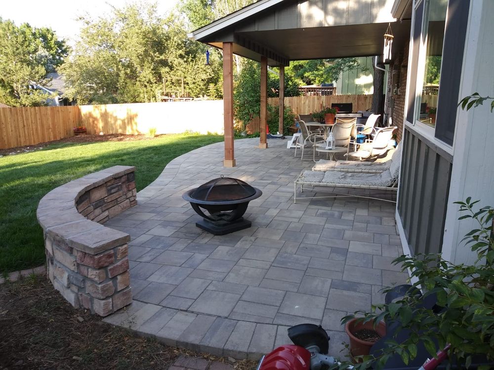 Transform your outdoor space with our Patio Design & Construction service, offering customized solutions for creating beautiful, functional patios tailored to enhance your home's aesthetic and increase outdoor enjoyment. for JS Landscaping Colorado in Denver, CO