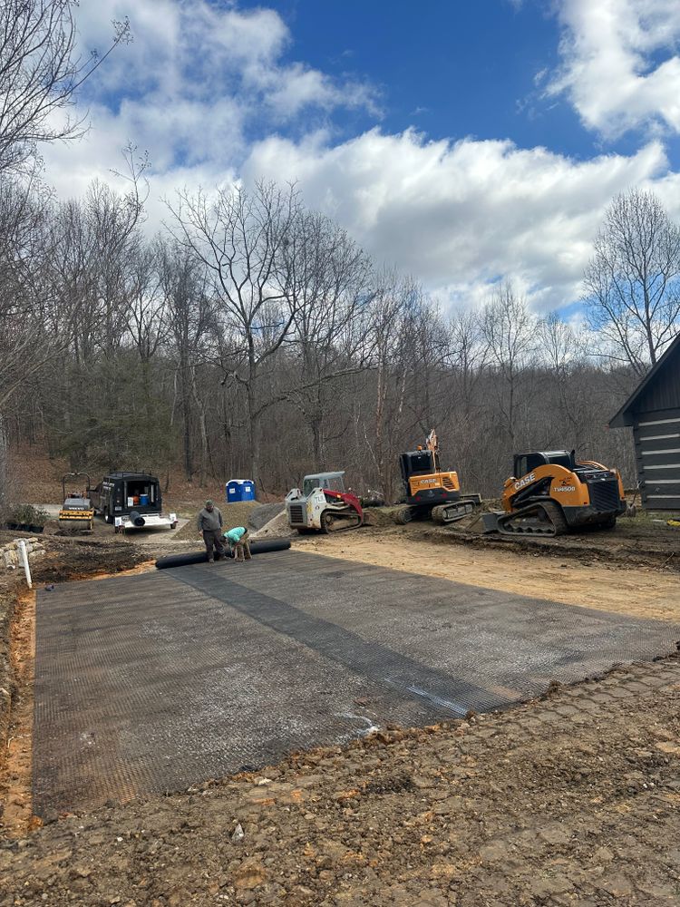 Grading for James R Carter Paving in Roanoke, VA