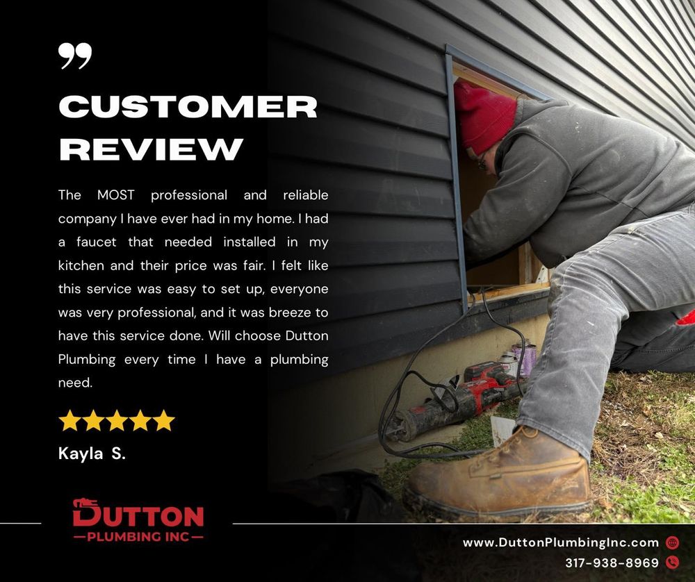 Water Heater & Tankless Water Heater Installation - Repair for Dutton Plumbing, Inc. in Indianapolis, IN