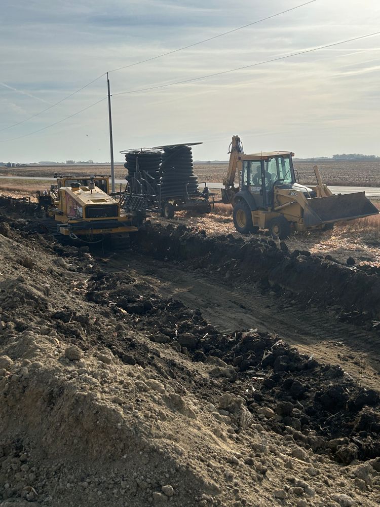 Drainage for Legge Farms and Drainage in Garner, IA