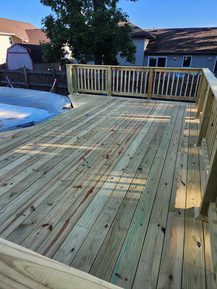 Pool Decks for Mitchell Builders LLC in Lake County, IN