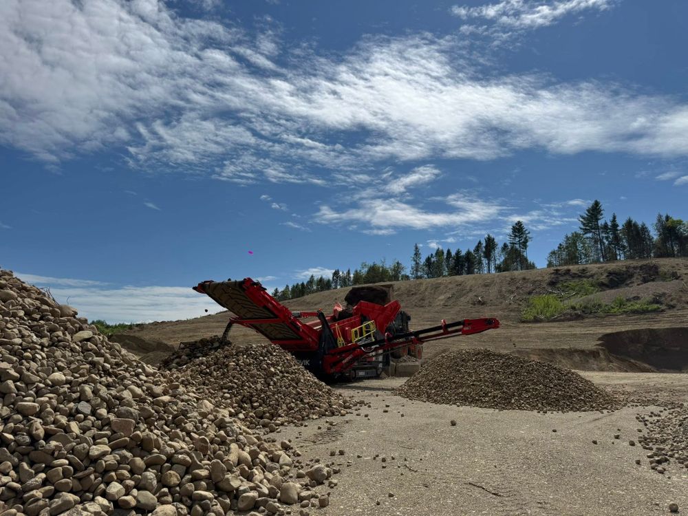 Excavation for Gardner Road Company in Winn, ME