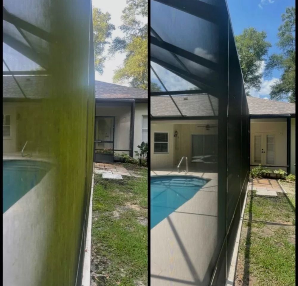 Enhance your outdoor living with our screen porch cleaning service. Trust us, as experts in softwash cleaning services, to provide a thorough and gentle clean that revitalizes your porch space. for Premier Softwash in Bluffton, SC