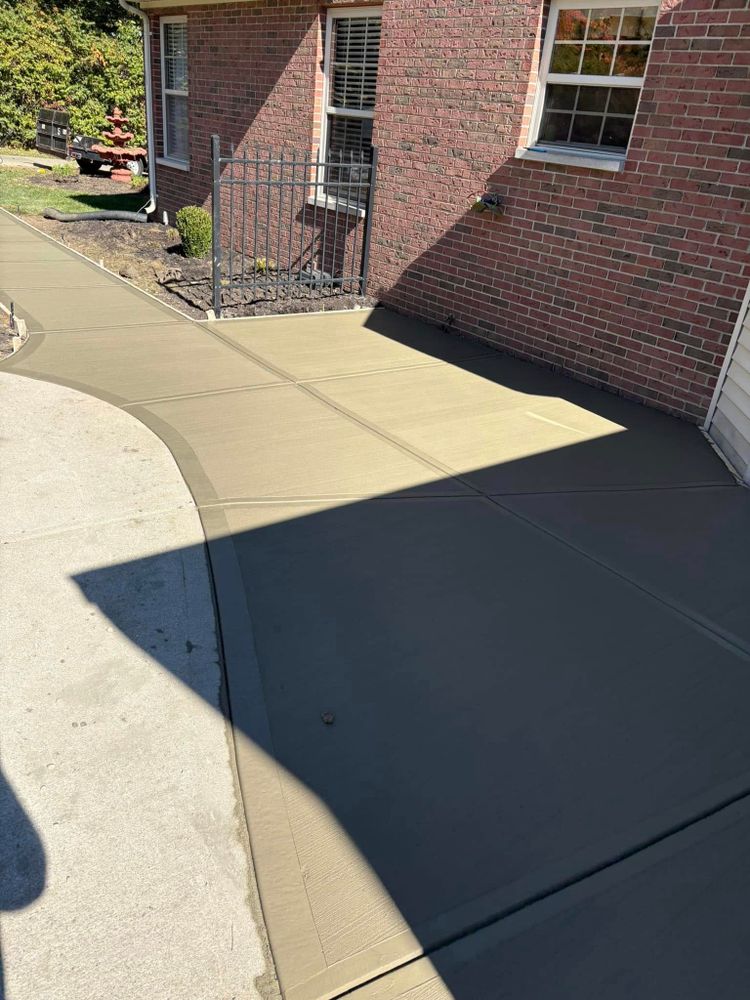 Our Concrete Repair service revitalizes and strengthens worn or damaged concrete surfaces, ensuring durability and safety while enhancing your home's aesthetic appeal with professional precision and reliable, long-lasting solutions. for Curtis Concrete Contracting in Trenton, OH