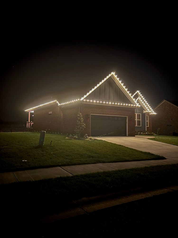 Christmas Light Installation Gallery for Bluegrass Brothers Exterior Services LLC in Elizabethtown, KY