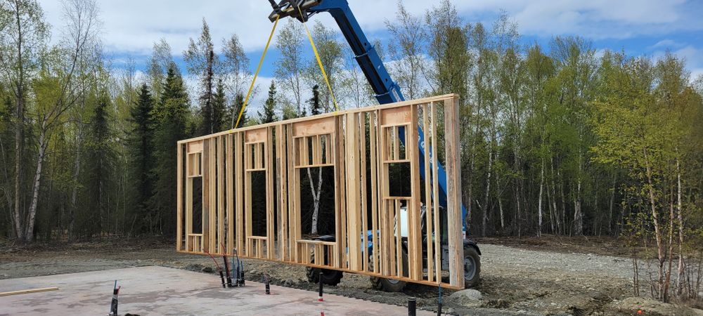 Framing for SteveWorks Construction in Sterling, AK