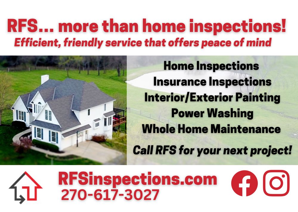 All Photos for RFS Home Inspections in Bowling Green, KY