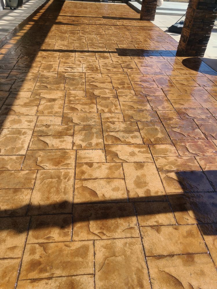 Residential Concrete Shine for ADM Landscaping & Irrigation LLC in El Paso,  TX