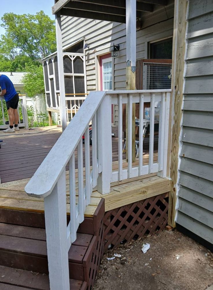 Deck Repair and Exterior Painting for Dead Tree General Contracting in Carbondale, Illinois