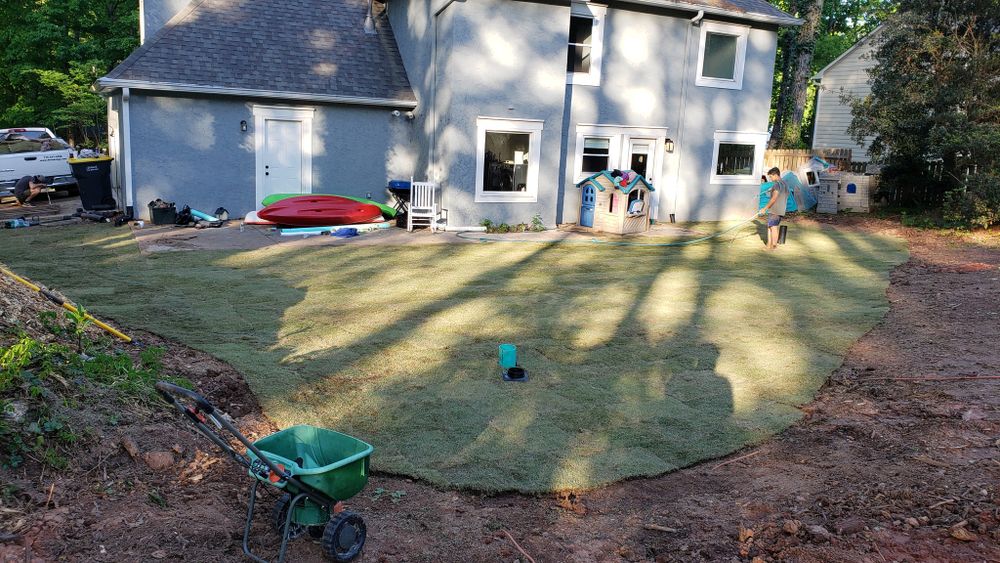 Mulch Installation for Zambrana Landscaping in Cobb County, GA