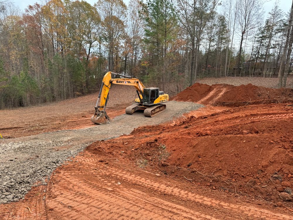 Grading for Williams Excavating in Statesville, NC