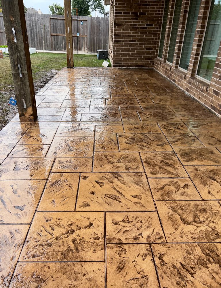 Patios for Texas Curb N Borders in Houston, TX