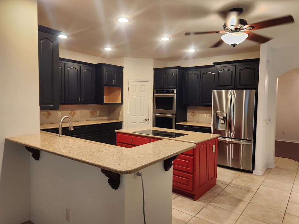 Our Kitchen and Cabinet Refinishing service offers homeowners a cost-effective solution to transform the look of their kitchen through repainting and refinishing cabinets for a fresh and updated appearance. for Second Chance Painting  in McMinnville, TN