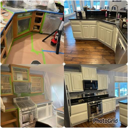 We offer Kitchen and Cabinet refinishing services to give your cabinets a brand new look without the cost of replacement. Our process is simple - we will sand down your cabinets to remove any scratches or blemishes, then apply a coat of paint or stain to give them a fresh new look. for Prestige Milwaukee in Milwaukee, WI