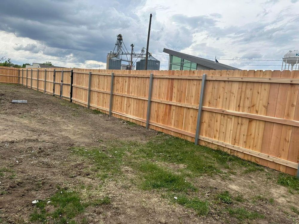 Fence Installation for Illinois Fence & outdoor co. in Kewanee, Illinois