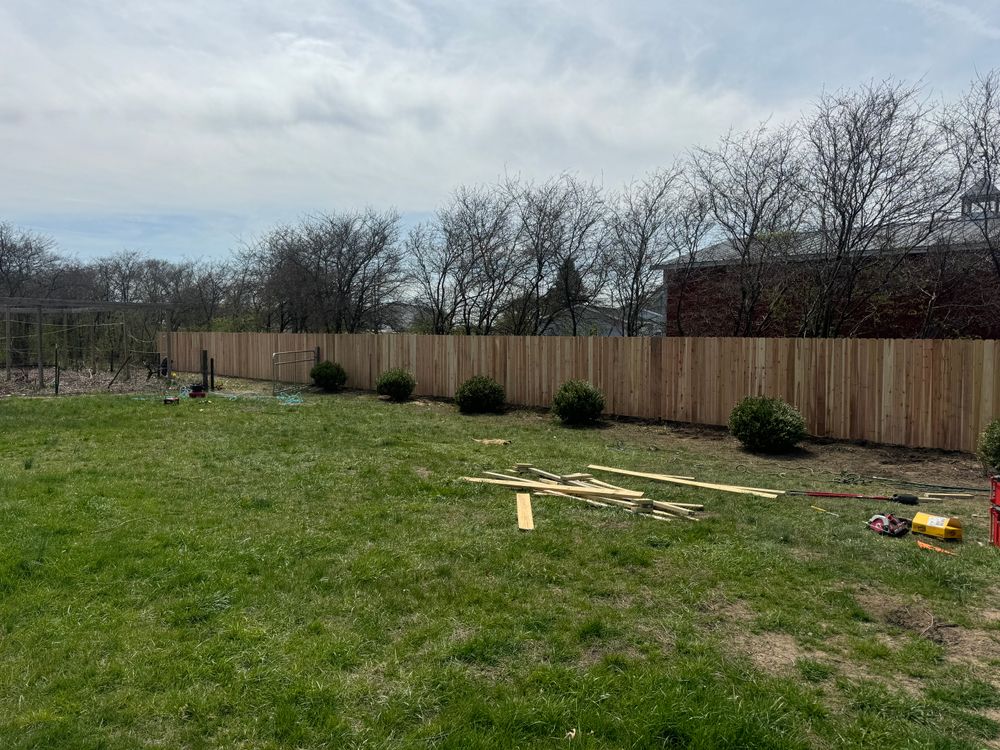 Fences for Risner Construction in De Motte, IN