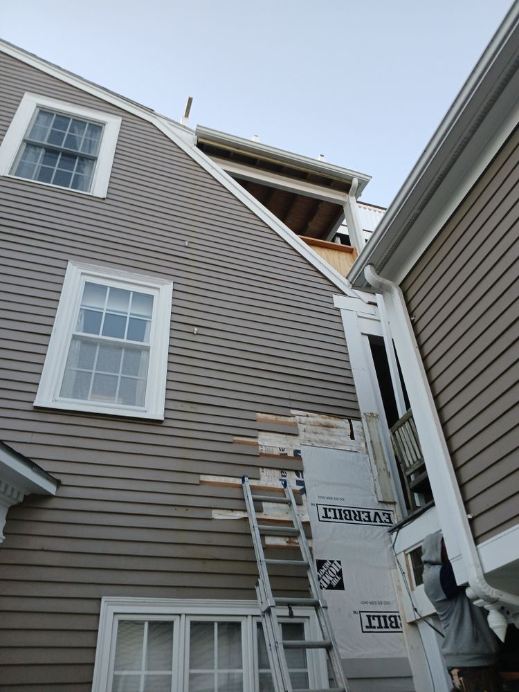 Our Exterior Renovations service enhances your home's curb appeal and functionality, offering expert upgrades in roofing, siding, and windows to ensure long-lasting protection while elevating the overall aesthetic. for Glennon's Roofing in Rochester, NH