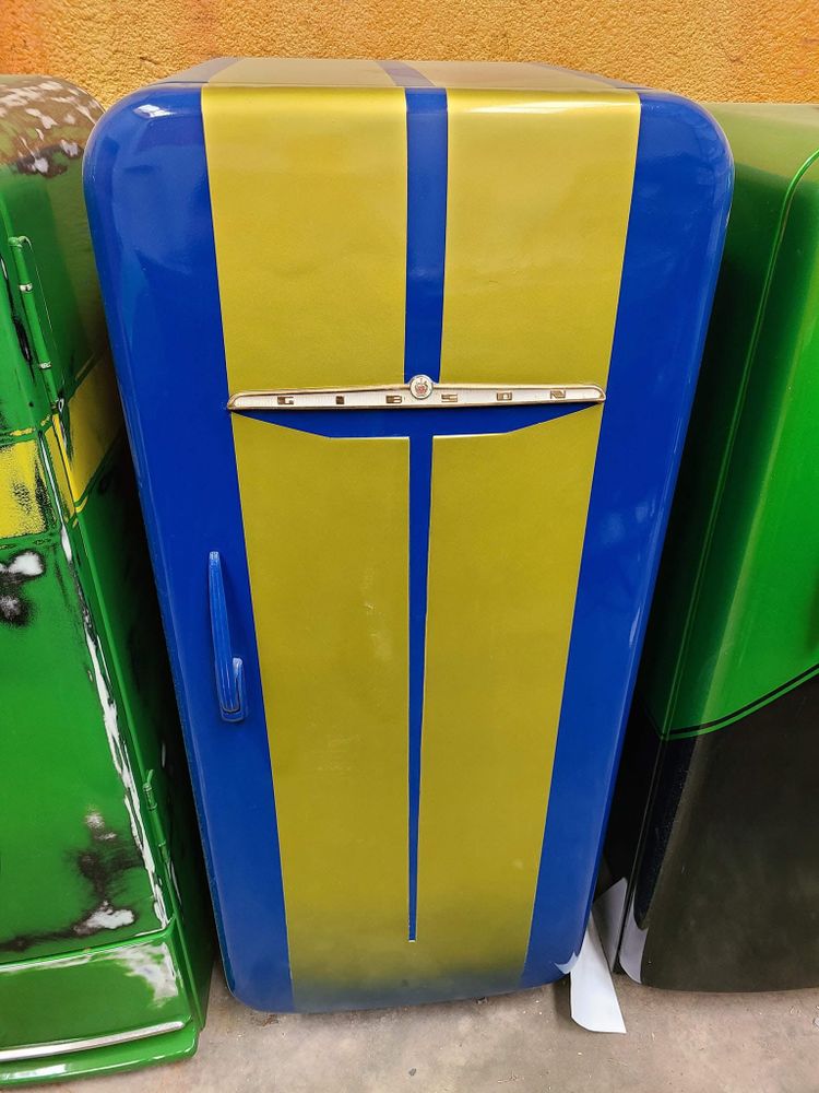 Vintage Refrigerator Projects for Wessels Custom Paint & Restoration in Bad Axe, MI