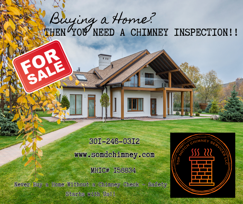 Top Notch Chimney Services offers comprehensive chimney inspections for real estate transactions, providing a thorough, detailed typed report that includes clear photos and estimates for any necessary repairs. for Top Notch Chimney Services in Charlotte Hall, MD