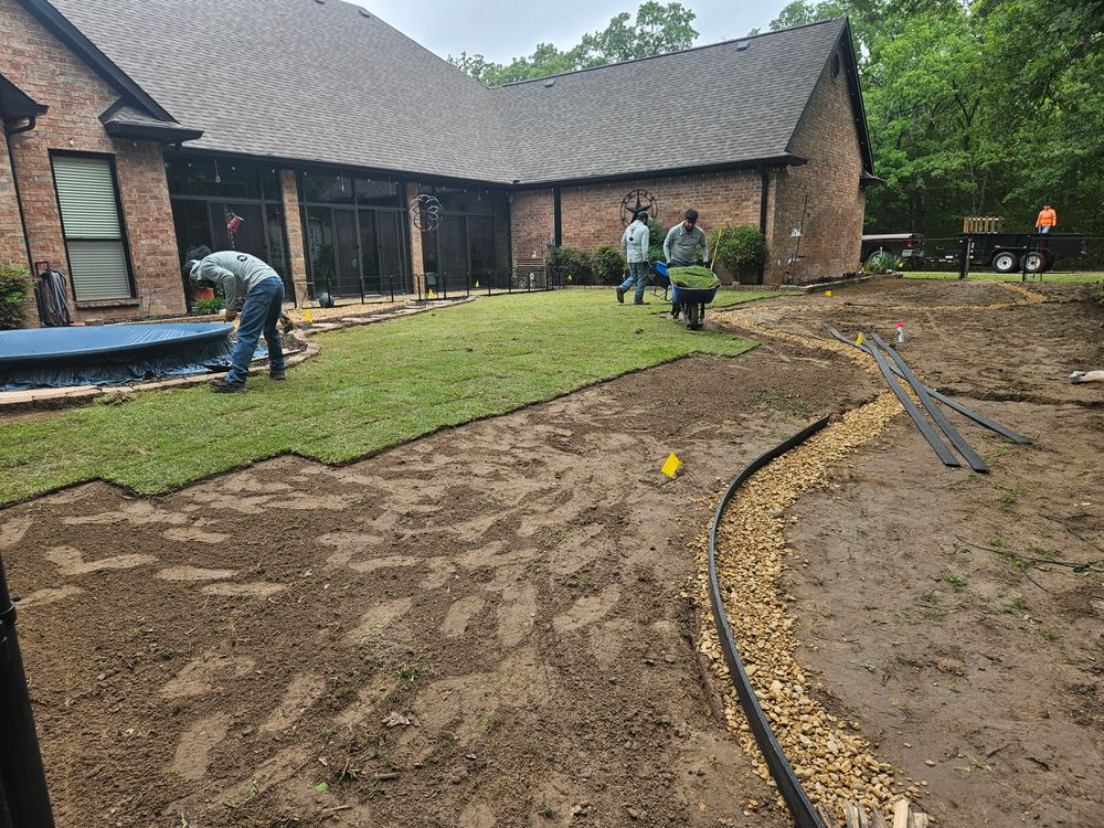Mowing for Ornelas Lawn Service in Lone Oak, Texas