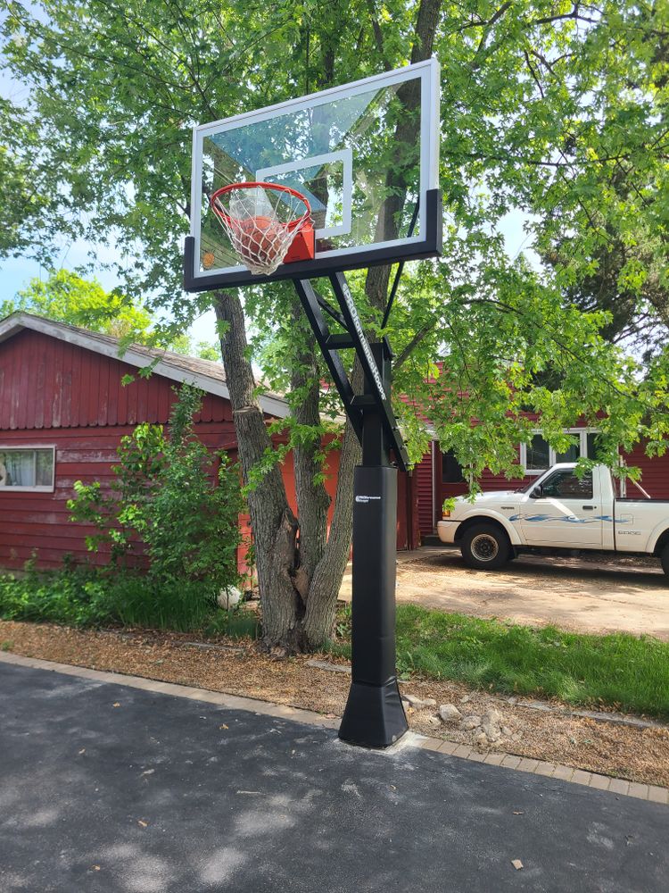 Basketball Hoop Installation for Fence Medic in Northbrook, IL