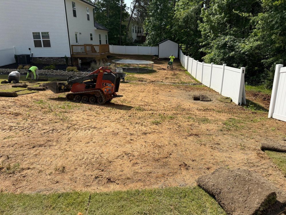 Natural Stone Hardscape for L & C Landscaping in Statesville, NC