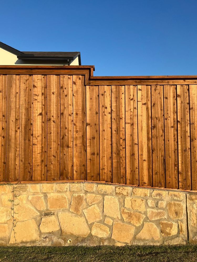 Wood Fencing Installation for B1D Fencing & Outdoors in Fort Worth, TX