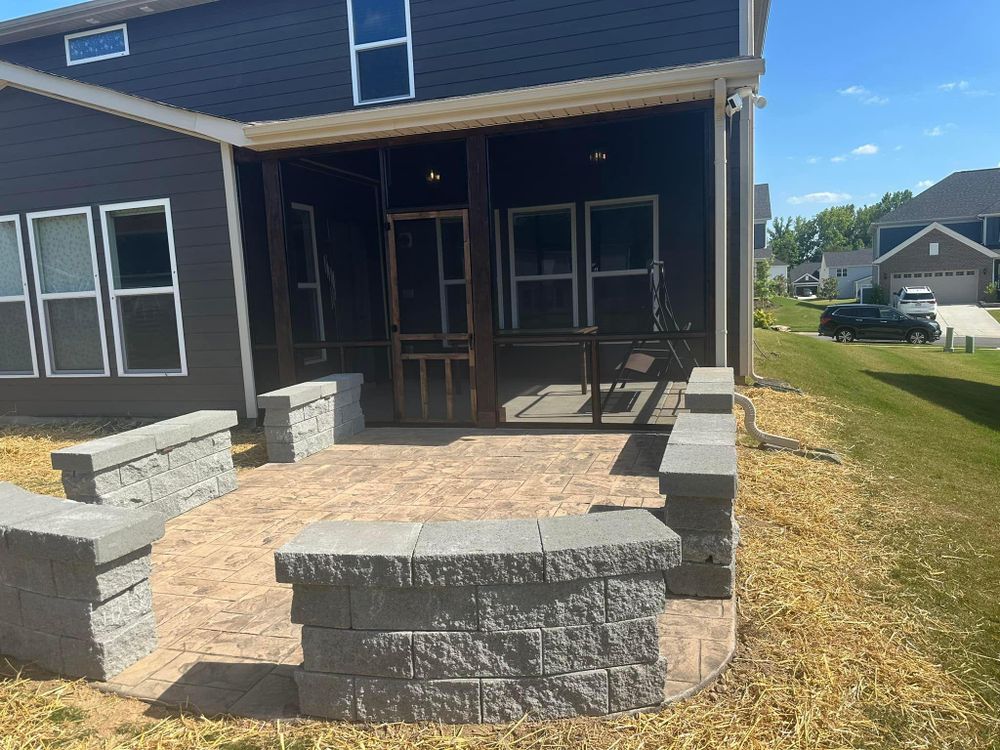 Patio Installation for Solid Rock Contracting LLC in Rock Hill, South Carolina