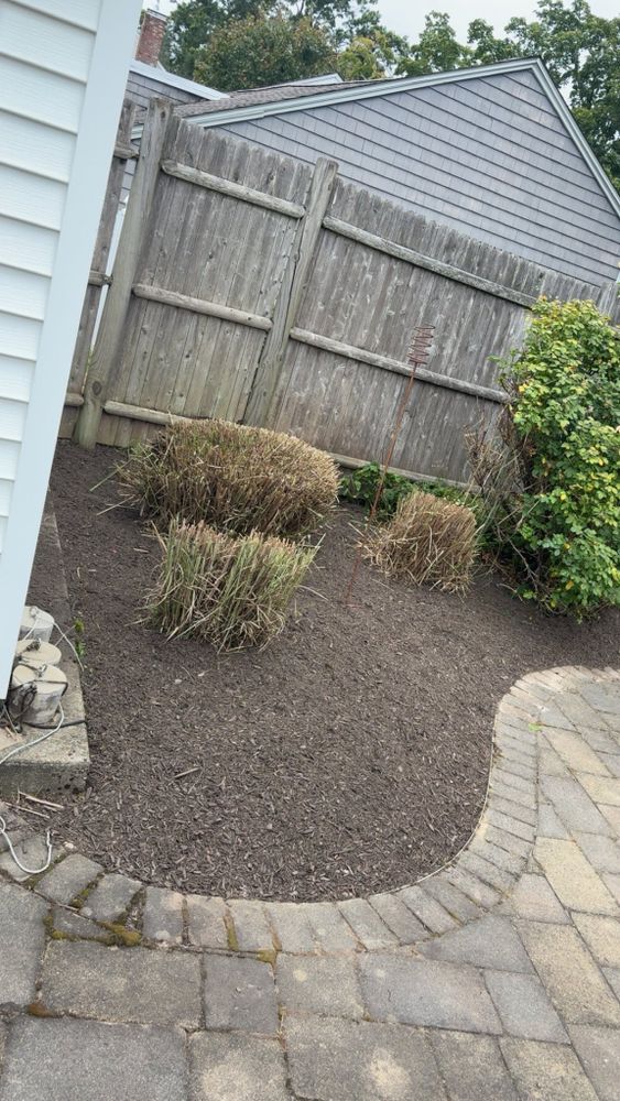 Our mulching service enhances curb appeal, retains soil moisture, suppresses weeds, and protects plant roots with professionally installed mulch that keeps your landscape healthier, cleaner, and beautiful year-round. for Kingston Lawn Care in Providence, RI