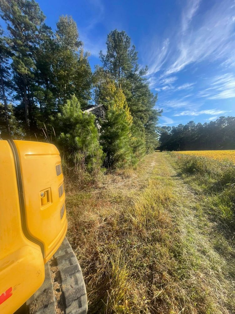 Our Forestry Mulching service efficiently clears unwanted vegetation and underbrush, using advanced machinery to enhance land health, promote growth, and prepare your property for new landscaping or development projects. for Barnhill land clearing LLC in Horry County, SC
