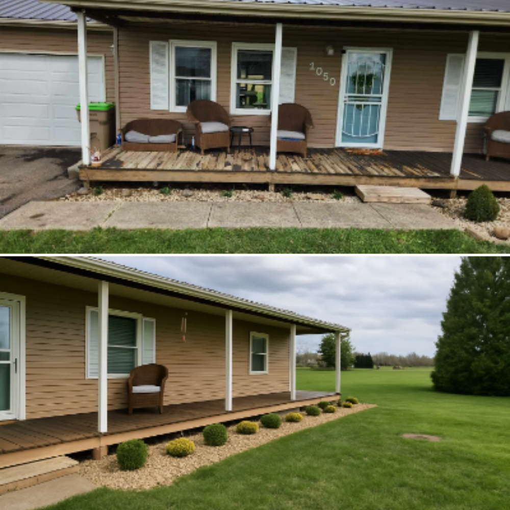 Mulching for Rose City Lawn & Landscaping in Springfield, Ohio