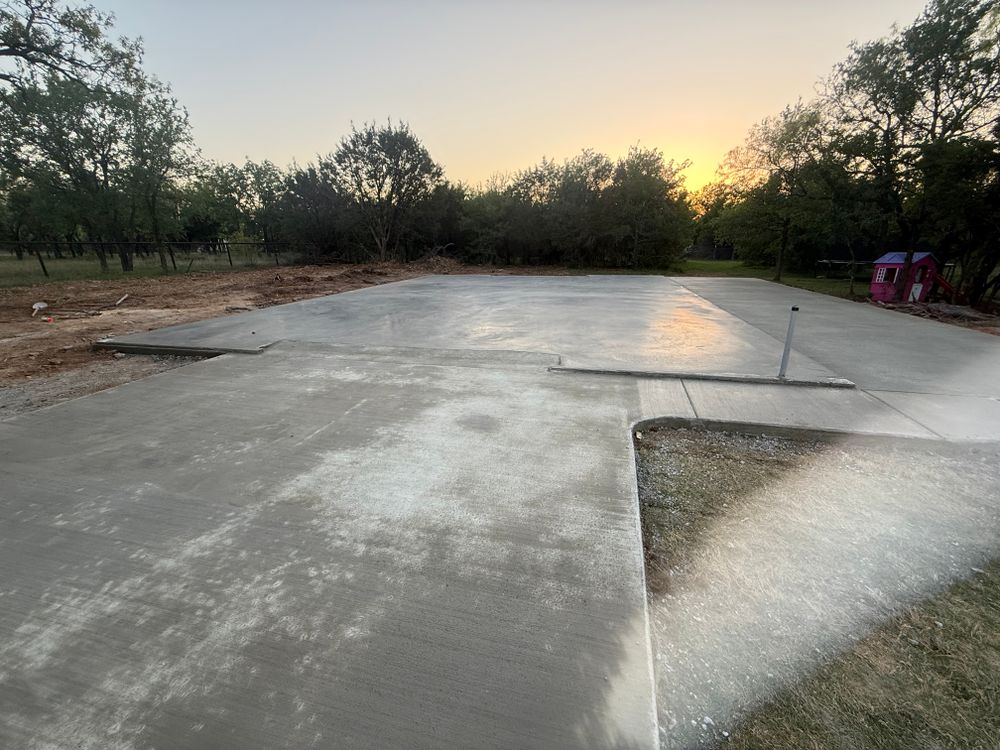Concrete for BCS Construction in Springtown, TX
