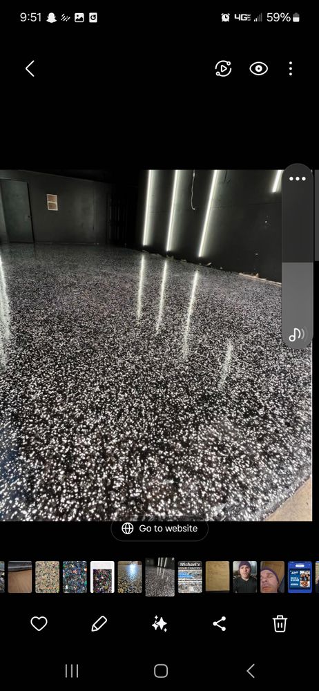 Epoxy-polyaspartic for Custom Concrete Enterprises in Springfield, IL
