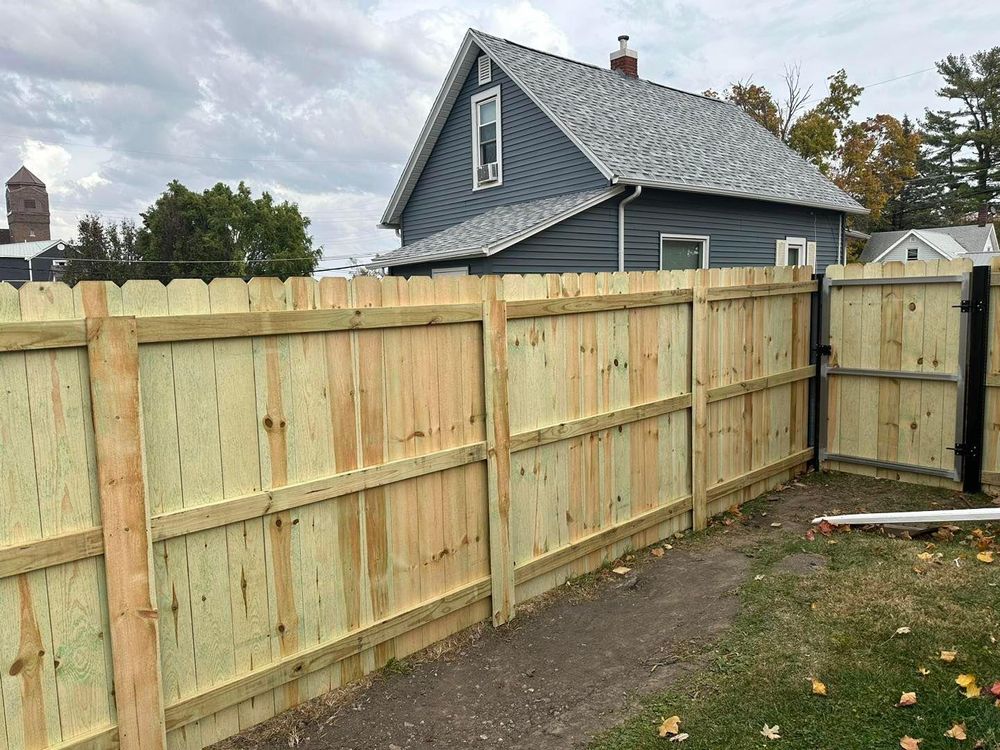 Fence Installation for Illinois Fence & outdoor co. in Kewanee, Illinois