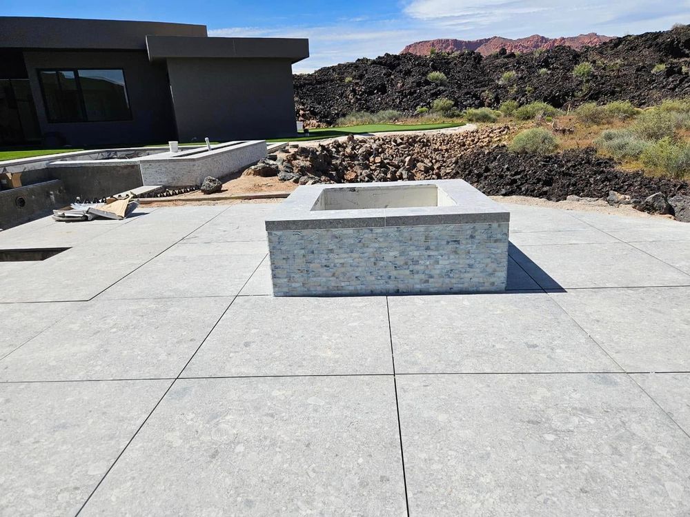Pool Tile for Gladiator Construction in St. George, UT