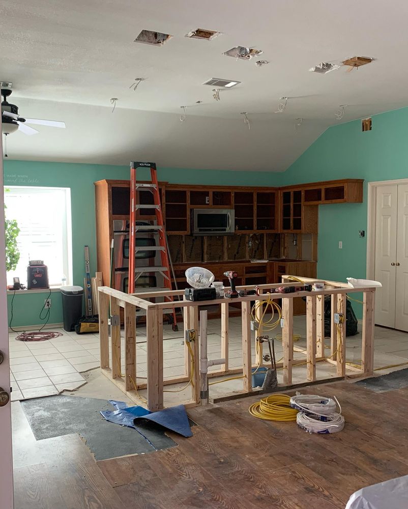 Our Construction & Remodeling Company offers expert repair services, including plumbing, electrical work, painting, flooring installation, roofing repairs. Trust our team to enhance your home with professional remodeling solutions. for AJ Design Build and Remodel in Caddo Mills,  TX