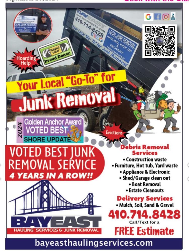 Junk Removal for Bay East Hauling Services & Junk Removal in Grasonville, MD