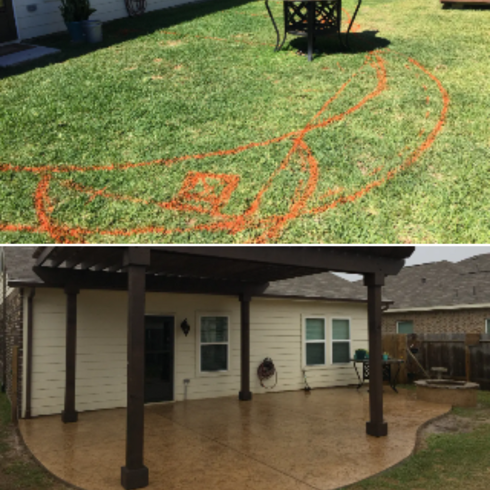 Before & Afters for Texas Curb N Borders in Houston, TX