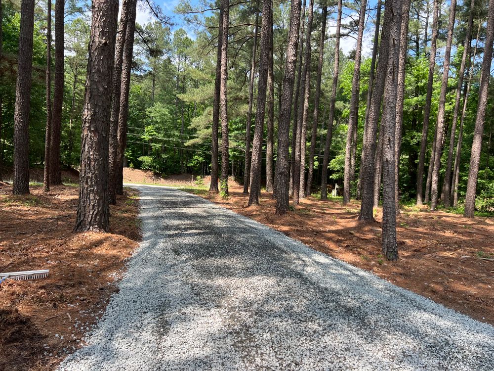 Grading for KM Landworks in Moncure ,  NC