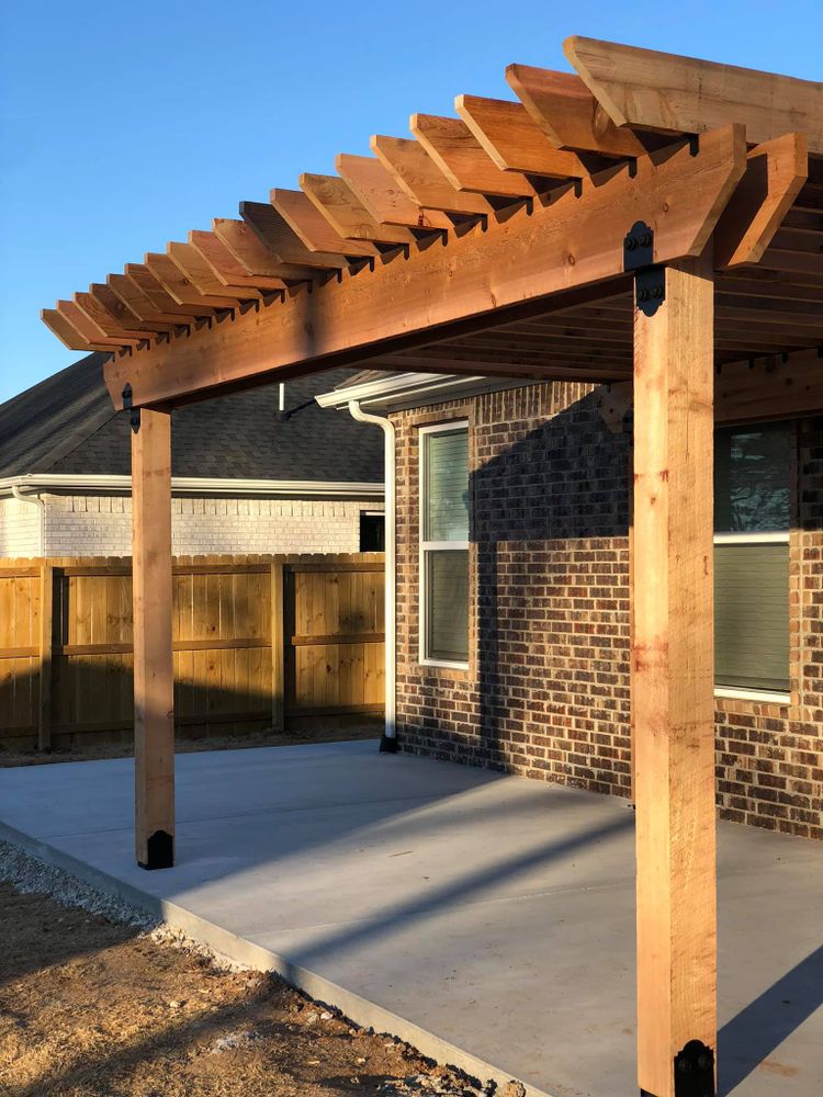 Custom Pergolas for Ozark Deck Company in  Rogers, Arkansas