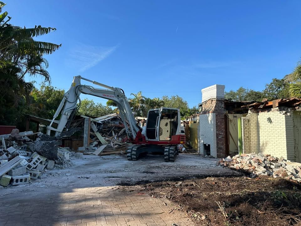 Our Land Clearing & Demolition service efficiently prepares your property for new projects, ensuring safe and thorough removal of debris, trees, and structures to create a clean slate for construction. for POZ Property Solutions in Tampa, FL