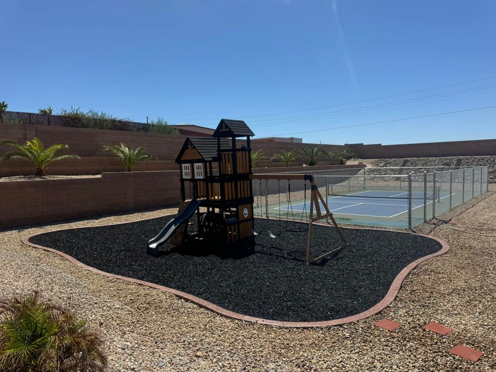 Landscape Installation for Brothers Quality Construction in Fort Mohave, AZ