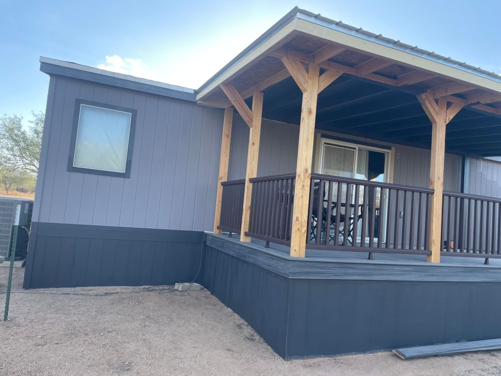 Deck builds for Arizona Home and Yard Solutions LLC in Vail, AZ