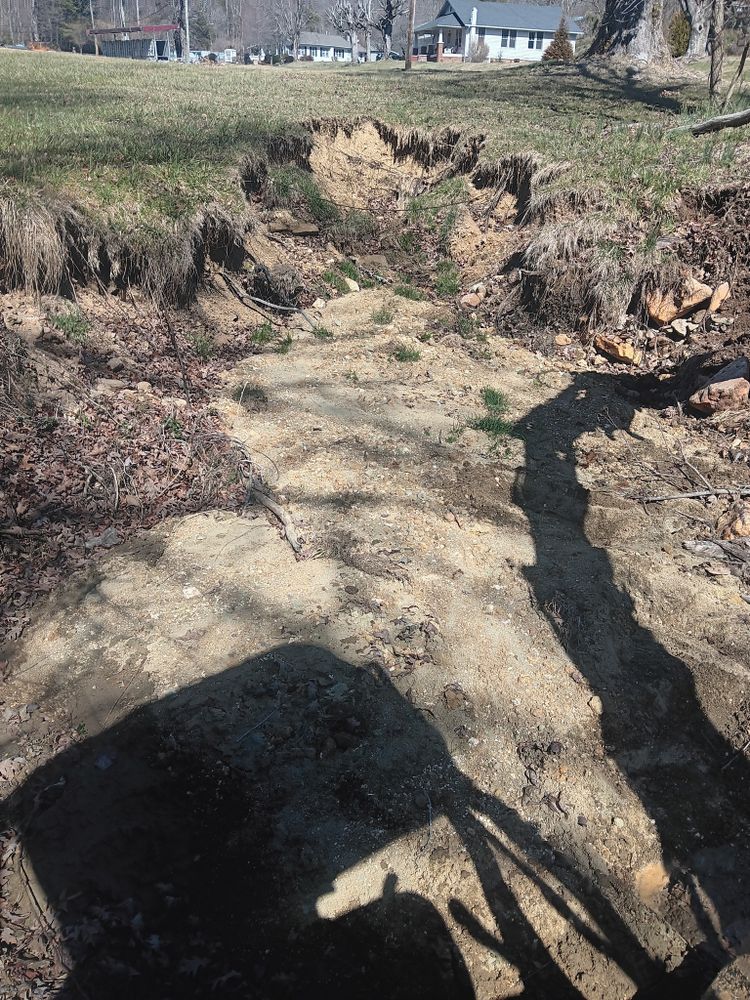 Excavating for PCC Land Works in Marshall, NC