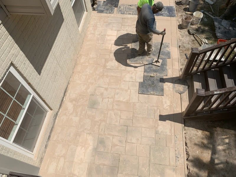 Landscape Design/ Rocks and Pavers for Sam I AM Property Solutions in Sunderland, MD