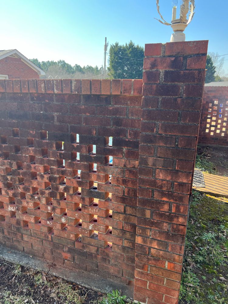 Brick cleaning for JB Applewhite's Pressure Washing in Anderson, SC